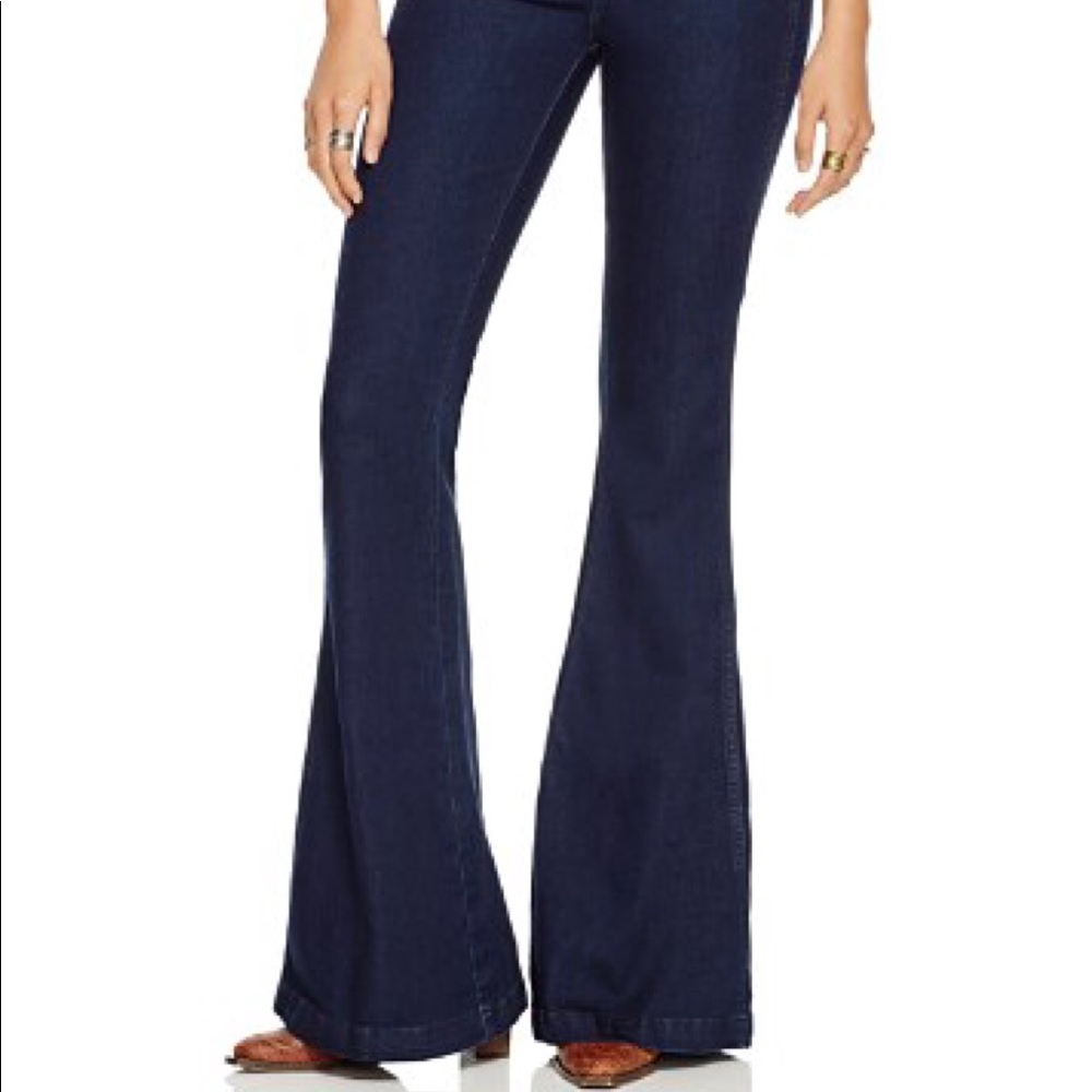 SALE Free People Jolene Wide Leg Flare Jeans Sz 30